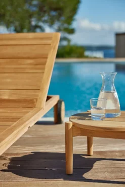 Skargaarden Table For Outdoor Use|Outdoor Lounge Furniture*Koster lounge table small Ø42 cm, Teak Brown