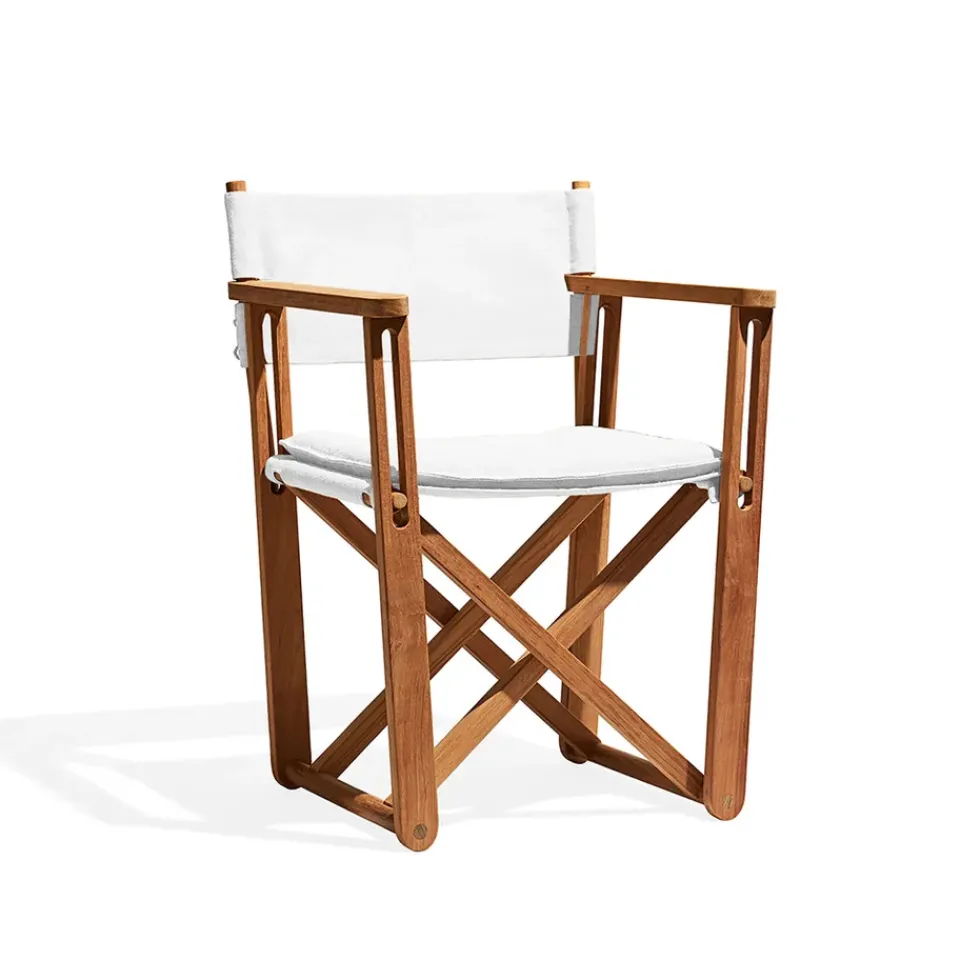 Skargaarden Seating*Kryss Lounge armchair, Agora Nautic , teak White