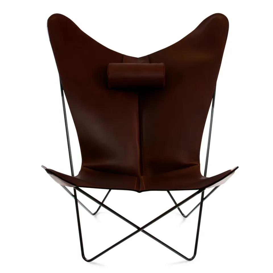 OX Denmarq Armchairs & Footstools*KS armchair. black undercarriage, mocca Brown