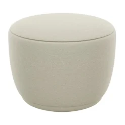 Blomus Sitting Poufs*Kuon ottoman Ø48x45 cm, Boucla Beige