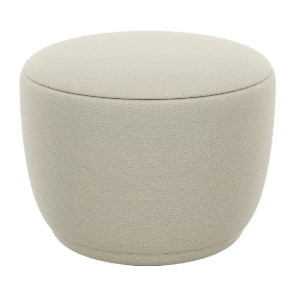 Blomus Sitting Poufs*Kuon ottoman Ø48x45 cm, Boucla Beige