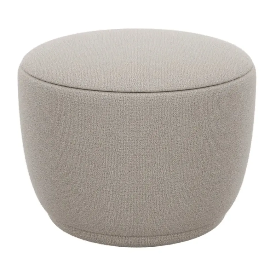 Blomus Sitting Poufs*Kuon ottoman Ø48x45 cm, Socia Dessert Grey