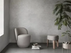 Blomus Stools*Kuon stool Ø47x45 cm, Socia Dessert Grey