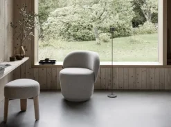 Blomus Stools*Kuon stool Ø47x45 cm, Socia Dessert Grey