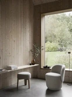 Blomus Stools*Kuon stool Ø47x45 cm, Socia Dessert Grey
