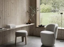 Blomus Stools*Kuon stool Ø47x45 cm, Socia Dessert Grey