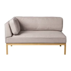 FDB Møbler Sofas*L37 7-9-13 sofa module, left-hand corner 130 cm, Stone-lacquered oak Beige