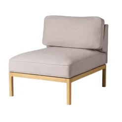 FDB Møbler Sofas*L37 7-9-13 sofa module, middle section 70 cm, Stone-lacquered oak Beige