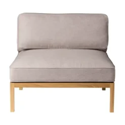 FDB Møbler Sofas*L37 7-9-13 sofa module, middle section 90 cm, Stone-lacquered oak Beige