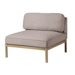 FDB Møbler Sofas*L37 7-9-13 sofa module, middle section 90 cm, Stone-lacquered oak Beige