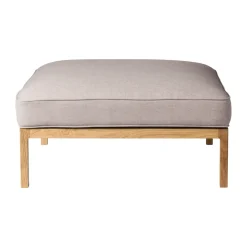 FDB Møbler Sofas*L37 7-9-13 sofa module, pouf 90 cm, Stone-lacquered oak Beige