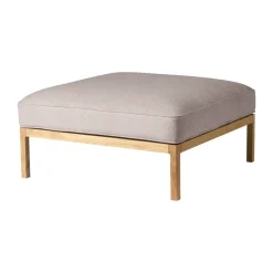 FDB Møbler Sofas*L37 7-9-13 sofa module, pouf 90 cm, Stone-lacquered oak Beige
