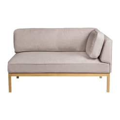 FDB Møbler Sofas*L37 7-9-13 sofa module, right-hand corner 130 cm, Stone-lacquered oak Beige