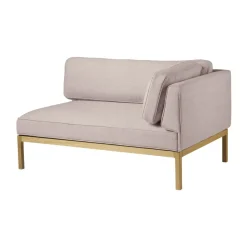 FDB Møbler Sofas*L37 7-9-13 sofa module, right-hand corner 130 cm, Stone-lacquered oak Beige