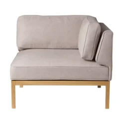 FDB Møbler Sofas*L37 7-9-13 sofa module, right-hand corner 90 cm, Stone-lacquered oak Beige