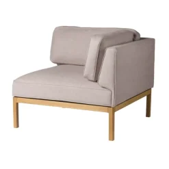 FDB Møbler Sofas*L37 7-9-13 sofa module, right-hand corner 90 cm, Stone-lacquered oak Beige