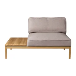 FDB Møbler Sofas*L37 7-9-13 sofa module, table left-hand 130 cm, Stone-lacquered oak Beige