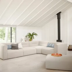 FDB Møbler Sofas*L44 Mols sofa module, right-hand, Beige