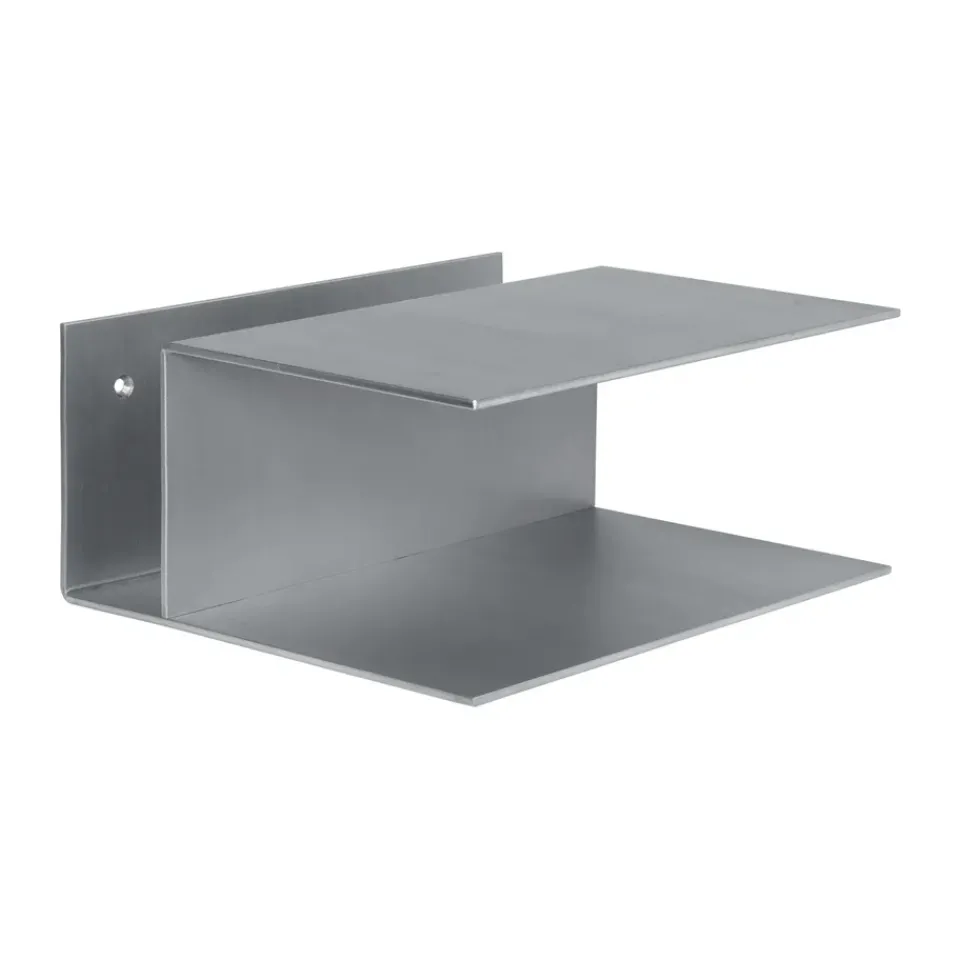 Ferm Living Bedside Tables*Lager bedside table 15.5x35x30 cm, Aluminium Silver-coloured