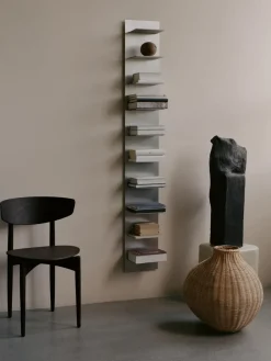 Ferm Living Shelves & Shelving Systems*Lager wall shelf pine, Aluminium Silver-coloured