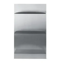 Ferm Living Shelves & Shelving Systems*Lager wall shelf triple 55x100 cm, Aluminium Silver-coloured