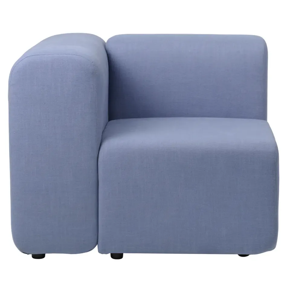 Broste Copenhagen Sofas*Lagoon corner module left, Light Blue