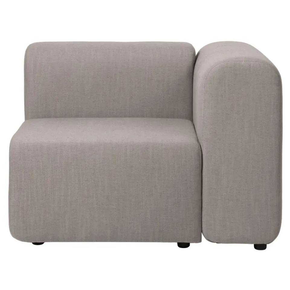 Broste Copenhagen Sofas*Lagoon corner module left, Latte GreyBrown