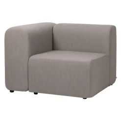 Broste Copenhagen Sofas*Lagoon corner module left, Latte GreyBrown