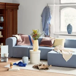 Broste Copenhagen Sofas*Lagoon module chaise longue, Light Blue