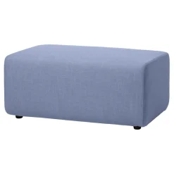 Broste Copenhagen Sitting Poufs*Lagoon module pouffe, Light Blue
