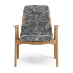 Swedese Armchairs & Footstools*Laminett arm chair oiled oak/sheep skin, Scandinavian Grey