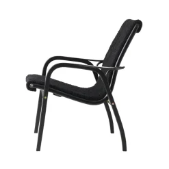 Swedese Armchairs & Footstools*Laminett armchair Edition, stained beech Black