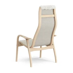 Swedese Children's Armchairs|Armchairs & Footstools*Lamini children's arm chair laquered beech/sheep skin, Off white (white) Beige