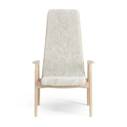 Swedese Children's Armchairs|Armchairs & Footstools*Lamini children's arm chair laquered beech/sheep skin, Off white (white) Beige