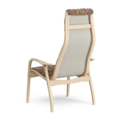 Swedese Armchairs & Footstools|Children's Armchairs*Lamini children's arm chair laquered beech/sheep skin, Sahara (nougat brown) Beige
