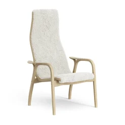 Swedese Children's Armchairs|Armchairs & Footstools*Lamini children's arm chair laquered oak/sheep skin, Off white (white) Beige