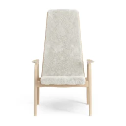 Swedese Armchairs & Footstools*Lamino arm chair laquered beech/sheep skin, Off white (white) Beige