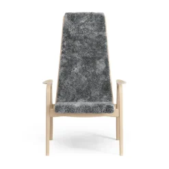 Swedese Armchairs & Footstools*Lamino arm chair laquered beech/sheep skin, Scandinavian Grey