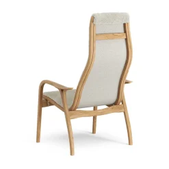 Swedese Armchairs & Footstools*Lamino arm chair oiled oak/sheep skin, Moonlight Beige