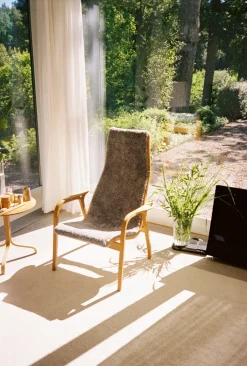 Swedese Armchairs & Footstools*Lamino arm chair oiled oak/sheep skin, Scandinavian Grey
