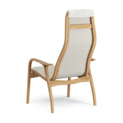 Swedese Armchairs & Footstools*Lamino arm chair oiled oak/sheep skin, Off white (white) Beige