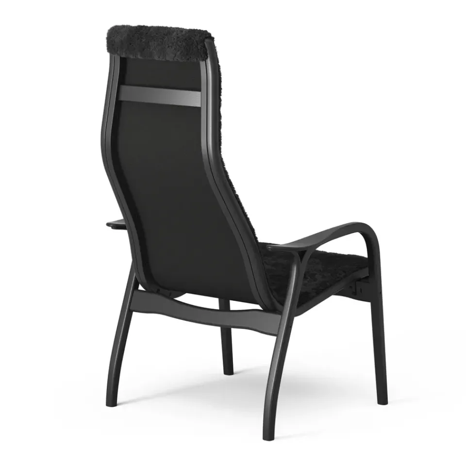 Swedese Armchairs & Footstools*Lamino armchair and footstool Edition, Black