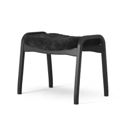 Swedese Armchairs & Footstools*Lamino armchair and footstool Edition, Black