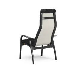Swedese Armchairs & Footstools*Lamino armchair, Sheepskin - stained beech Black