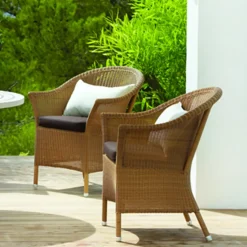 Cane-line Seating*Lansing armchair weave, Taupe Beige