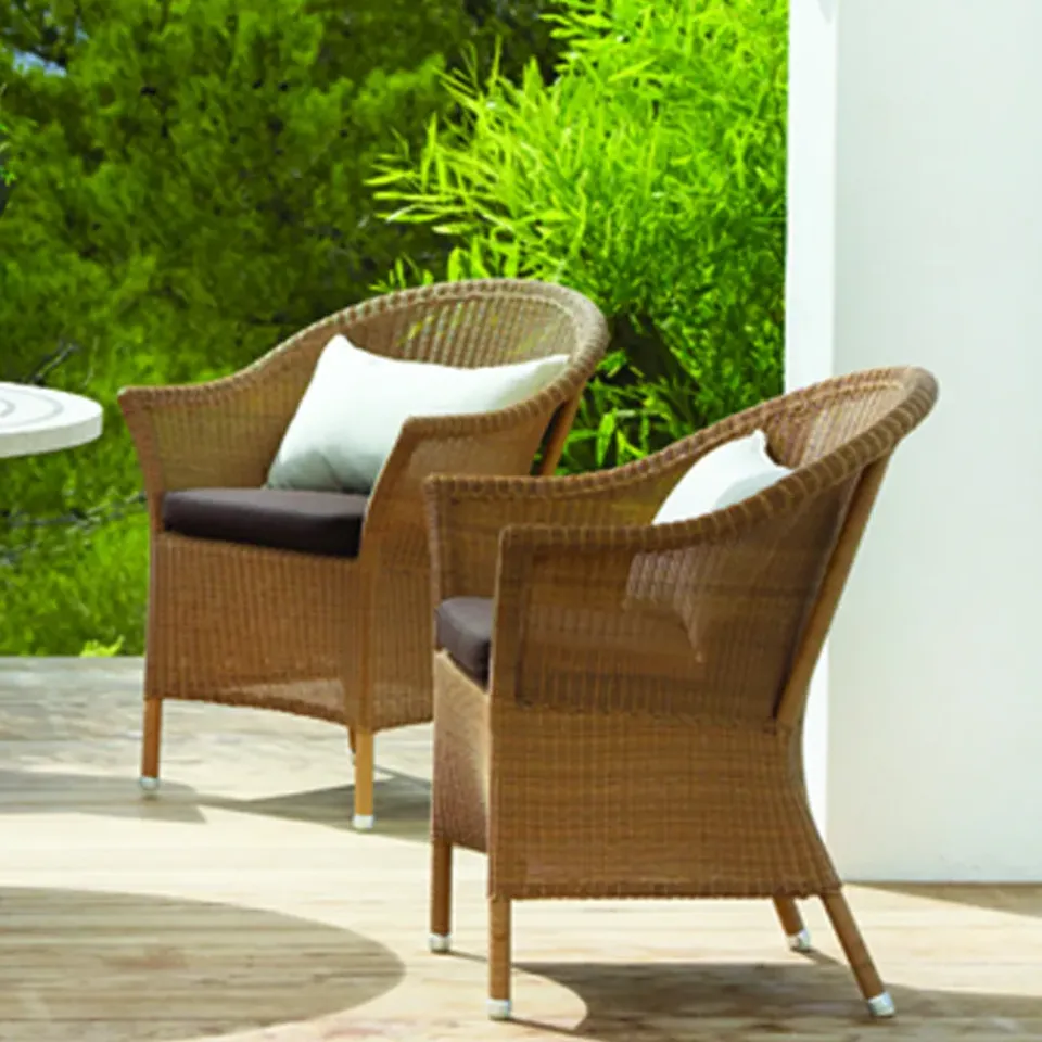 Cane-line Seating*Lansing armchair weave, Taupe Beige