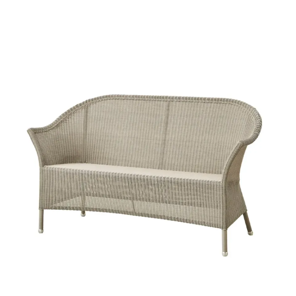 Cane-line Garden Sofas & Garden Benches|Balcony Furniture*Lansing sofa 2-seater weave, Taupe Beige