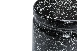 Hem Stools*Last stool Ø32x44 cm, Black-white splatter BlackWhite