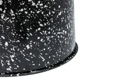 Hem Stools*Last stool Ø32x44 cm, Black-white splatter BlackWhite