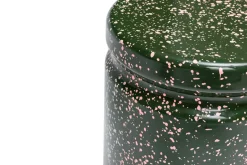 Hem Stools*Last stool Ø32x44 cm, Green-pink splatter GreenPink